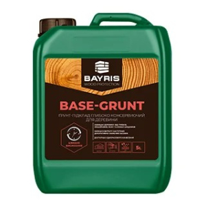 хорошая модель Грунт-подклад для древесины Base-Grunt Глубоко консервирующий Bayris 5 л