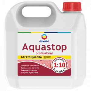 Ґрунтовка Eskaro Aquastop Professional 3 л краща модель в Хмельницькому