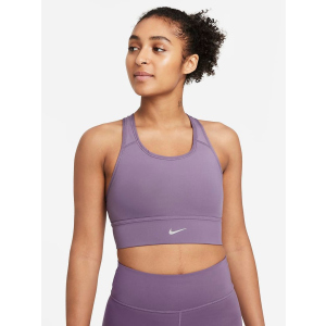 Спортивний топ Nike W Nk Swsh Lngln Bra CZ4496-574 M (195239593116) ТОП в Хмельницькому