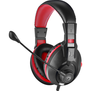 Навушники Marvo H8321S Black-Red (H8321S.MRV) ТОП в Хмельницькому