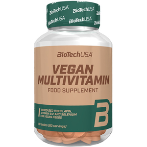 Витамины и минералы Biotech Vegan Multivitamin 60 таблеток (5999076239337) ТОП в Хмельницком