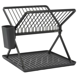 Сушарка для посуду Brabantia Foldable Dish Rack Темно-сіра (139406) в Хмельницькому