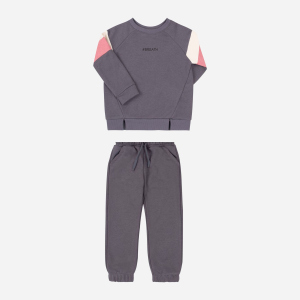 Спортивный костюм Бемби KS689 (X30) 116 см Серый/Розовый (06689026641.X30)