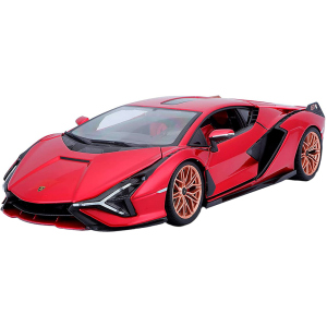 Автомодель Bburago Lamborghini Sian FKP 37 1:18 Красная (18-11046R)