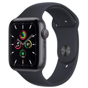 Розумний годинник Apple Watch SE GPS 44mm Space Grey Aluminum Case with Midnight Sport Band (MKQ63UL/A)