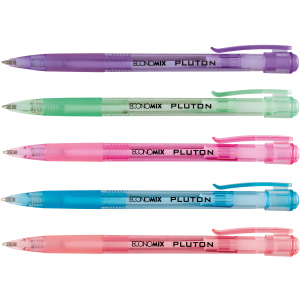 Набір кулькових ручок Economix Pluton 0.5 мм Синій 50 шт (E10101-25) рейтинг