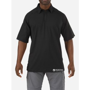 Футболка-поло тактична 5.11 Tactical Rapid Performance Polo - Short Sleeve 41018 L Black (2000980373581)