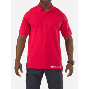 Футболка-поло тактична 5.11 Tactical Professional Polo - Short Sleeve 41060 XS Range Red (2211907985019)