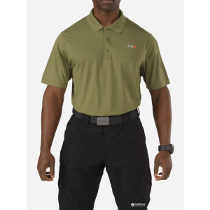 Футболка-поло тактическая 5.11 Tactical Pinnacle Short Sleeve Polo 71036 XL Fatigue (2000980412860) лучшая модель в Хмельницком