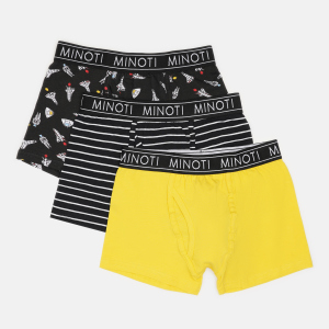 Трусики-шорти Minoti 7B BRIEF 3 35098JNR 104-110 см 3 шт Чорні (5059030615727) краща модель в Хмельницькому