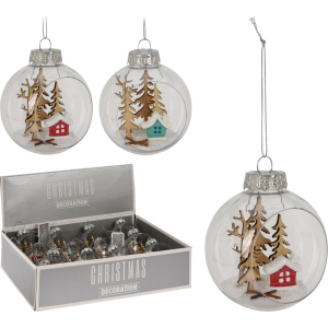 Набор елочных шаров Christmas Decoration 8 см 12 шт (CAA126890) в Хмельницком