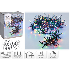 Гірлянда Christmas Decoration 1152 LED ламп різнокольорова 11.4 м (AX9502440) в Хмельницькому