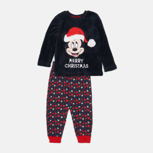 Піжама (футболка з довгим рукавом+штани) Disney Mickey TH2170 NY 98 см Синя (3609084625030) ТОП в Хмельницькому