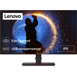 Монітор 27" Lenovo ThinkVision P27q-20 (61EAGAT6UA) USB Type-C 65W / 8-bit / sRGB 99% ТОП в Хмельницькому