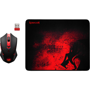 Комплект Игровой Redragon M601WL-BA Black-Red (78227) лучшая модель в Хмельницком