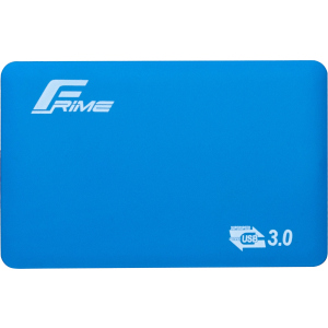 Внешний карман Frime для 2.5" SATA HDD/SSD Soft touch USB 3.0 Blue (FHE31.25U30)