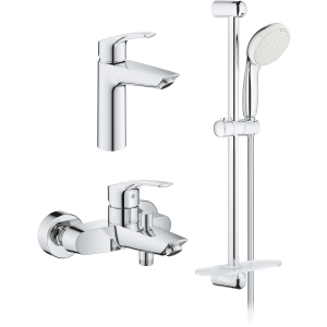 Набір змішувачів GROHE Eurosmart New UA123246M0 (23324003+33300003+27926001) надійний