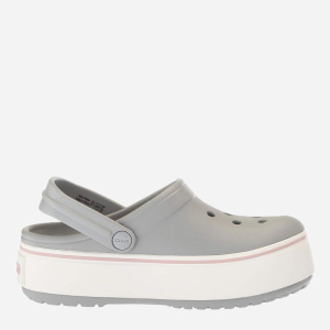 Кроксы Crocs Jibbitz Crocband Platform 205434-04M-M5/W7 37-38 22.9 см Светло-серые (191448247642) надежный