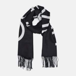 Шарф Calvin Klein Jeans Fringes Scarf 65x195 K60K607322-BAX Чорний (8719853290415) ТОП в Хмельницькому