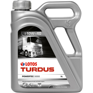 Моторное масло Lotos Turdus Powertec 3000 CI-4 10W-40 5 л (WF-K503L40-0H0) в Хмельницком