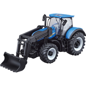 Модель серії Bburago Farm Трактор New Holland T7.315 з фронтальним навантажувачем, синій 1:32 (4893993316328) ТОП в Хмельницькому