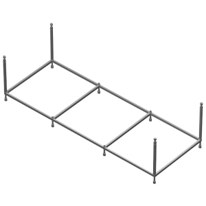 Каркас для ванни AM.PM Spirit 180х80 (W72A-180-080W-R2) краща модель в Хмельницькому