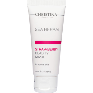 Клубничная маска красоты Christina Sea Herbal Beauty Mask Strawberry 60 мл (7290100360569) ТОП в Хмельницком