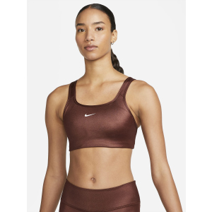 Спортивний топ Nike W Nk Df Swsh Shine Bra DD1438-273 S Бордовий в Хмельницькому