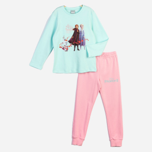 Спортивний костюм Disney Frozen FZ16651 98 см Рожево-бірюзовий (8691109837813)