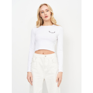 Топ Bershka 7603/545/250 L Белый (SZ07603545250041) лучшая модель в Хмельницком