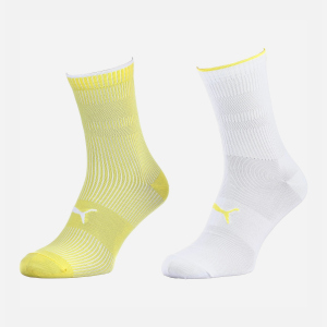 Носки Puma Sock Classic 2P Women 103003001-013 39-42 2 пары Жёлтый/Белый (8718824799087) в Хмельницком