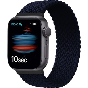 Ремінець Promate Fusion-40L для Apple Watch 38-40 мм 1/2/3/4/5/6/7/SE Charcoal (fusion-40l.charcoal) в Хмельницькому