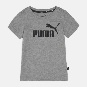 Футболка детская Puma ESS Logo Tee 58696003 116 см Medium Gray Heather (4063697393257) ТОП в Хмельницком