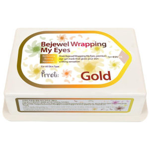 Гидрогелевые патчи для глаз Prreti Bejewel Wrapping My Eyes Gold с золотом 60 шт (8809541194450) ТОП в Хмельницком