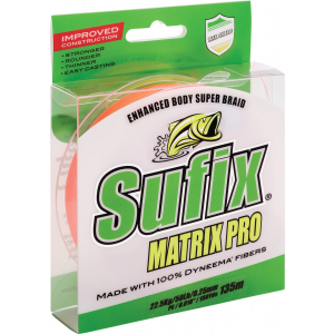 Шнур Sufix Matrix Pro 135 м 0.18 мм 13.5 кг PE1 30 LB Orange (DS1WT0204gFB1P) ТОП в Хмельницком