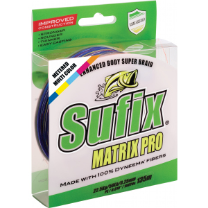 Шнур Sufix Matrix Pro 250 м 0.12 мм 8.1 кг PE0.6 18 LB Multi (DS1CB0148uDC2P) лучшая модель в Хмельницком