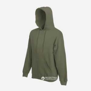 хорошая модель Худи Fruit of the loom Hooded Sweat 062208059 L Оливковое