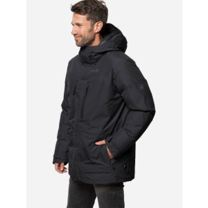 Пуховик Jack Wolfskin North Ice Parka M 1111681-6000 XL Черный (4060477270234) лучшая модель в Хмельницком