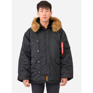 Парку Alpha Industries MJN31000C1 N-3B Parka S Black (640631439611) краща модель в Хмельницькому