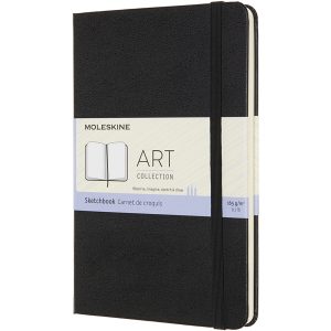 Скетчбук Moleskine Art 11.5 х 18 см 104 сторінки без лінівки Чорний (8053853603098) ТОП в Хмельницькому