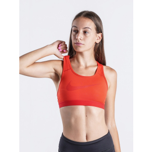 Спортивный топ Nike W Nk Df Swsh Icnclsh Gx Bra DD1141-673 2XL Оранжевый (195239602245) в Хмельницком