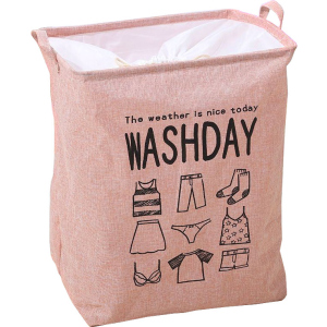 Корзина складная для белья и игрушек Organizers Washday Розовая (2000992409612) ТОП в Хмельницком