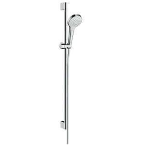 хороша модель Душовий набір Hansgrohe Croma Select S Vario 3jet 90 см, White/Chrome (26572400)