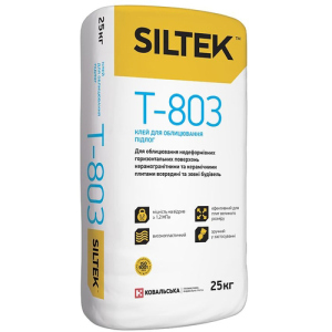 хорошая модель Клей для плитки ГРЕС Siltek T-803 25кг