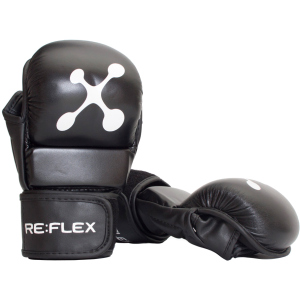 Рукавички MMA RE:FLEX MG-1100 PU L Чорні рейтинг