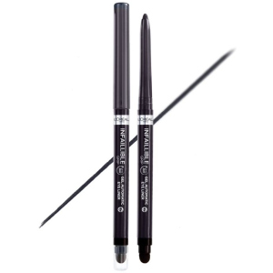 Водостойкий автоматический гелевый карандаш для век L'Oreal Paris Infaillible Grip Liner Toupe Grey серый 1 г (3600524026653) лучшая модель в Хмельницком