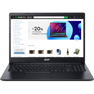 Ноутбук Acer Aspire 3 A315-34-P1VK (NX.HE3EU.05D) Charcoal Black краща модель в Хмельницькому