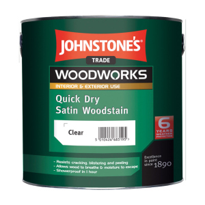 Антисептик, що швидко висихає, Johnstone's Quick Dry Satin Woodstain 0,75 л в Хмельницькому