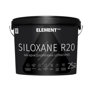 Фасадна штукатурка ELEMENT PRO SILOXANE R20 25 кг Біла ТОП в Хмельницькому