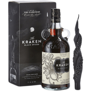 Ромовой напиток Kraken Black Spiced 0.7 л 40% + свеча (3784728478323) лучшая модель в Хмельницком